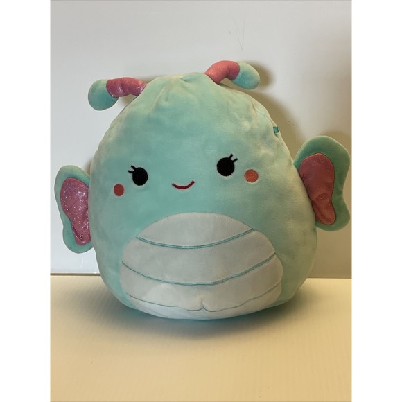 Squishmallow Kellytoy 2020 Flip-a-Mallow #2 12" Reina the Butterfly/Archie - Picture 1 of 5